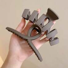 Bộ 5 kẹp tóc hình rỗng bất đối xứng dễ thương, kẹp tóc màu trơn lì, kẹp tóc chống trượt giữ chặt dùng trong phòng tắm - Nhiều màu - Xem 5