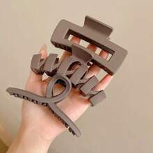 Bộ 5 kẹp tóc hình rỗng bất đối xứng dễ thương, kẹp tóc màu trơn lì, kẹp tóc chống trượt giữ chặt dùng trong phòng tắm - Nhiều màu - Xem 4