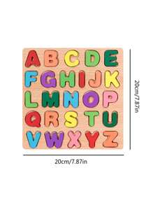 Kerstdecoratie 1set Kinderen Letterpuzzel Speelgoed, Speelgoed Voor Kerstmis