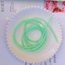 Cable espiral de protección de 1,4m/4,6 pies, protector de cable de cargador, cable de auriculares, protector de cordón enrollado, protector de cargador - Multicolor - Ver 13