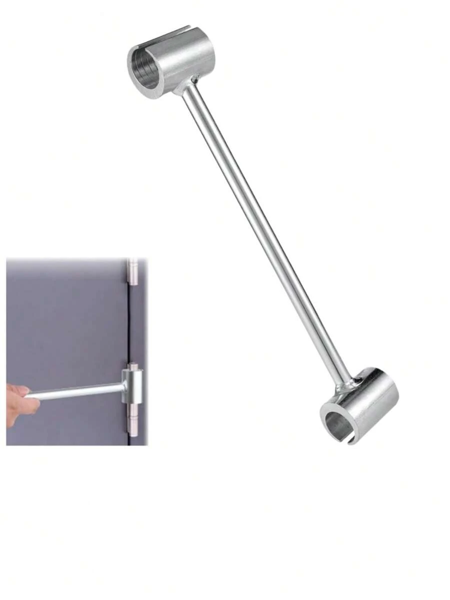 铰链间隙调整扳手，2024 新款门铰链维修扳手可调扳手工具，升级扳手钥匙用于圆螺栓标准规格重型门铰链调节工具（1，中号） - 白色 - 查看 1