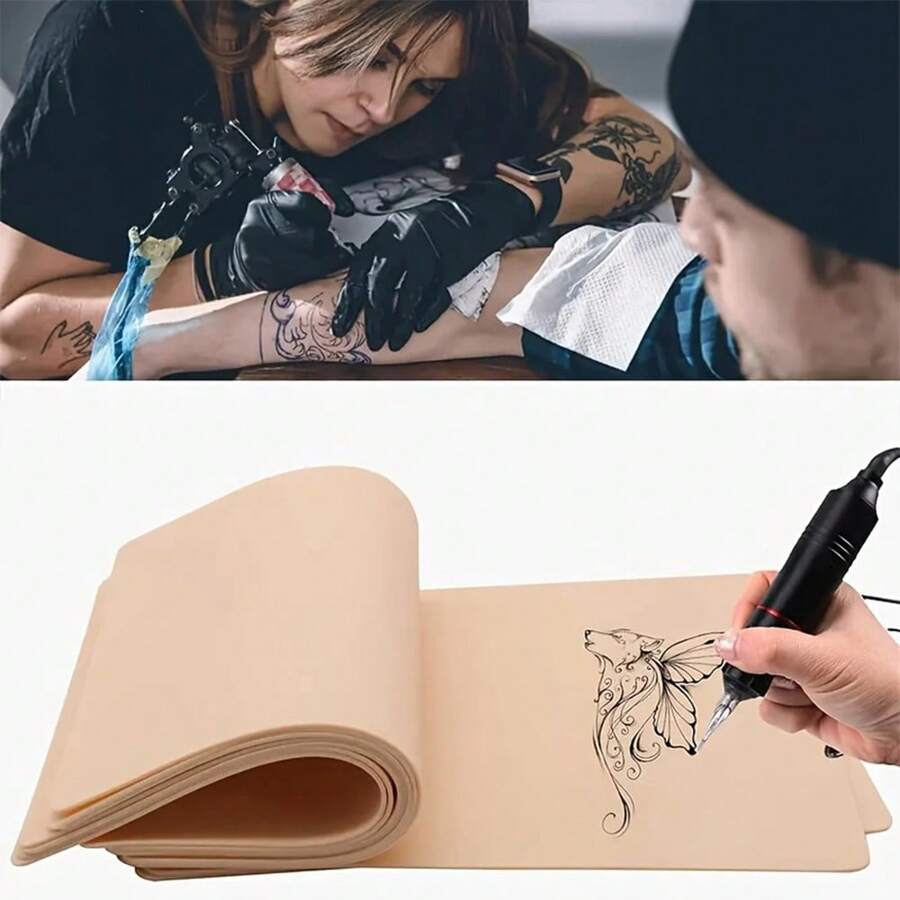 5/10/20pcs Blank 6"X8" 1mm Thick Tattoo Practice Skin Set, Suitable For Tattooing And Microblading