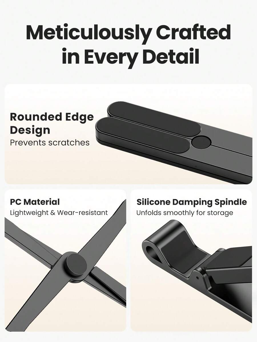 Rocoren Laptop Stand For Air Pro Foldable PC Vertical Notebook Stand