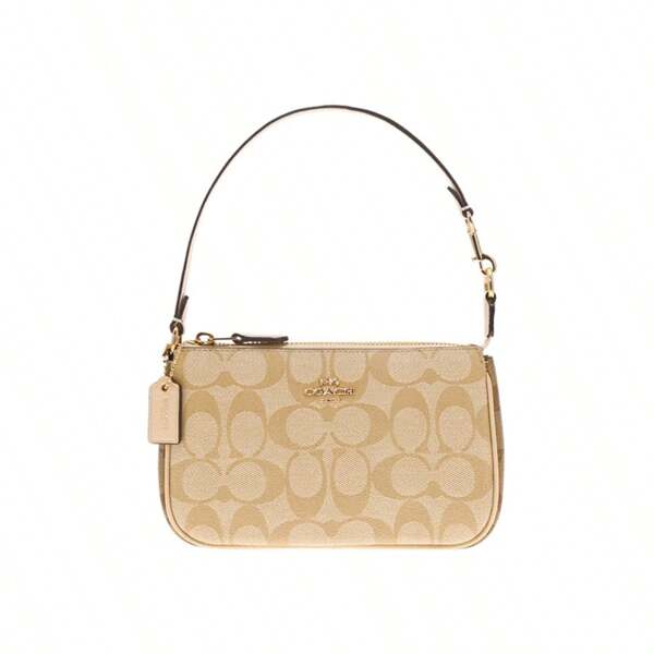 Coach Outlet Women's PVC With Leather Clutch Bag CA444IMU4V