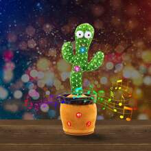 Dancing Talking Cactus Toy, Mimicking Recording Toy Repeats What You Say, Singing 120 Songs Toddler Toys Gifts For Christmas Stocking Stuffers For Kids