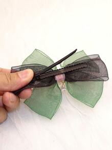 手工制作的花形金属发夹，波西米亚风格优雅蝴蝶装饰发饰，女性礼物，适合节日 - 彩色 - 查看 6