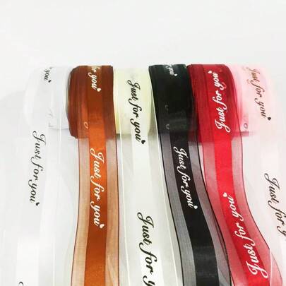 5 Yards/Roll Satin Ribbon Cake Box Gift Wrapping Decor Bow Ties Floral Craft DIY Hand Made Tulle