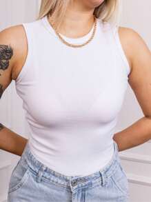 Women Tops - 白色 - 查看 2
