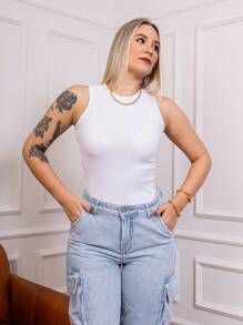 Women Tops - 白色 - 查看 1