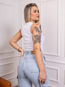 Women Tops - 白色 - 查看 3