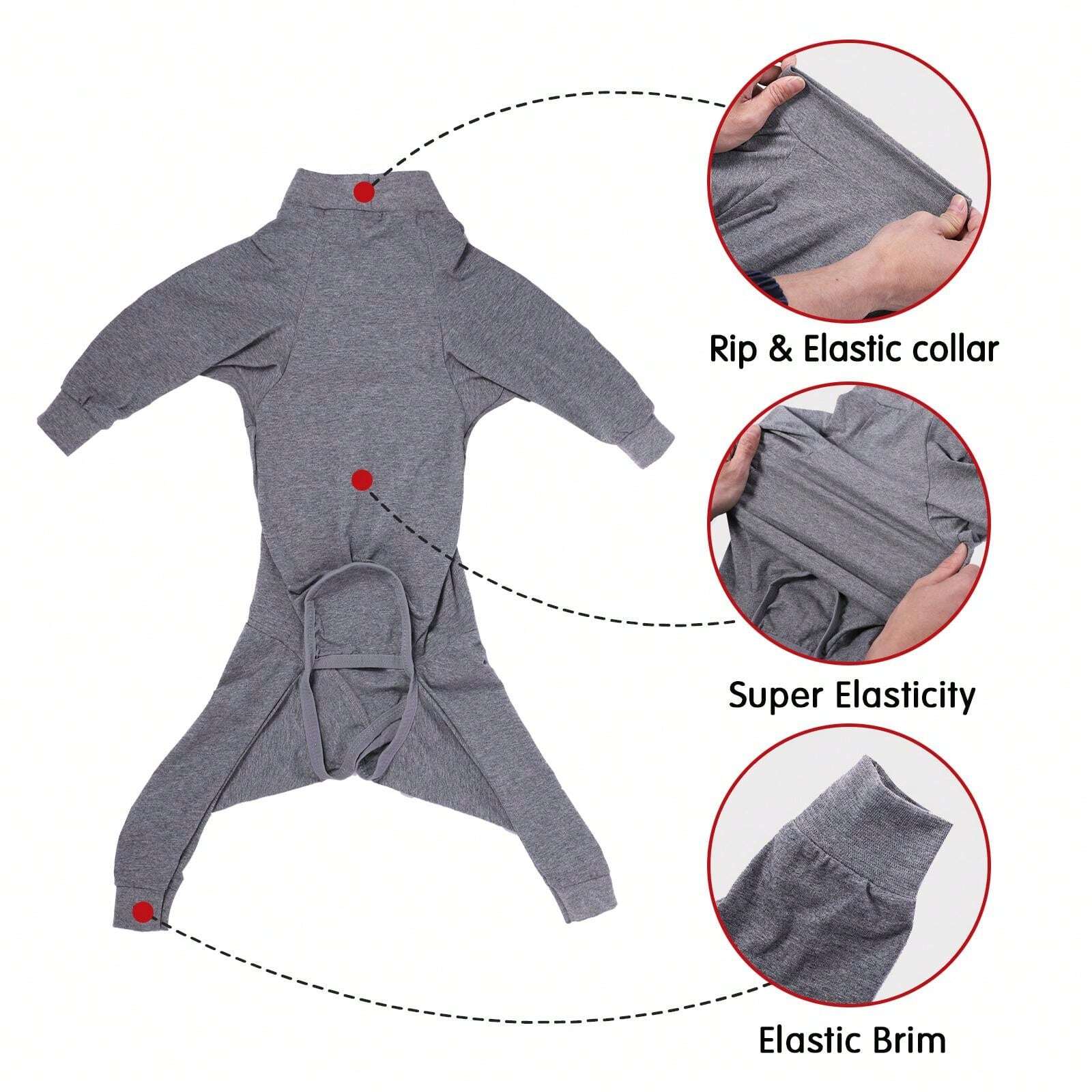 Dog Recovery Suit Abdominal Wound After Surgery Wear Prevent Licking