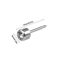 1 Paar rostfreie Stahlohrringe Piercings Nieten 4mm Hypoallergen für Piercings, Werkzeug-Sets, Geburtsstein Ohrstecker, Tragus, Knorpel Schmuck