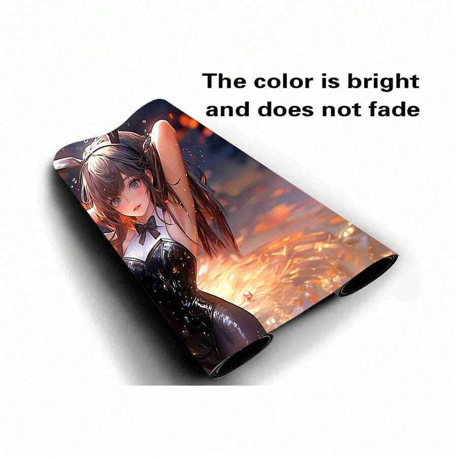 1 miếng lót chuột chơi game Gunny Girl Anime dễ thương và ngọt ngào, miếng lót chuột chơi game lớn, nhiều kích cỡ, bàn phím, thảm cao su chống trượt, phụ kiện bàn làm việc văn phòng, miếng lót bàn phím cho trường học, quà tặng gia đình cho bạn bè và gia đình - nhiều màu - Xem 1