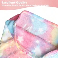 Manta con cola de sirena para niños, manta que brilla en la oscuridad con diseño de unicornio y sirena, regalo para niñas, manta suave de franela y polar para bebés y niños, saco de dormir para niños (Este producto necesita absorber luz durante aproximadamente 2 horas para tener un efecto luminoso y no puede durar toda la noche)