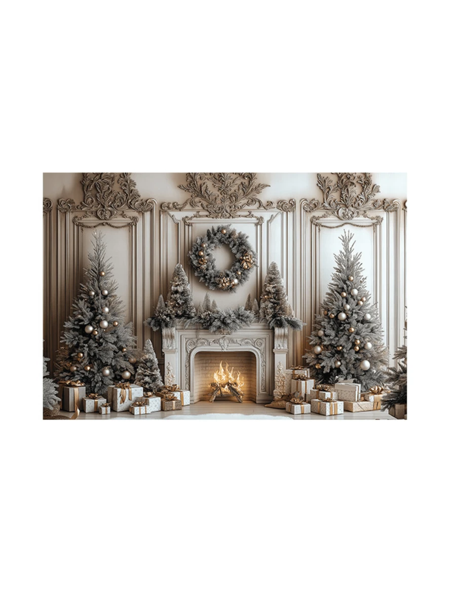 3D Sublimated Fabric Photographic Background Christmas 2.20x1.50 Horizontal - FFF-2281 - 查看 1