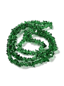 1 sợi hạt thủy tinh trong suốt phun sơn, đá quý giả - hạt thủy tinh - Xem 20