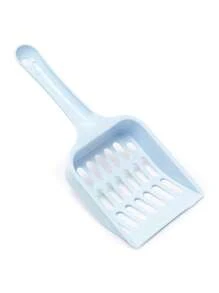 1 Pieza Pala De Arena De Plástico Para Mascota Para Gatos, Herramientas De Limpieza De La Caja De Arena De Gato, Productos Para Mascotas, Suministros Para Gatos - Azul - Ver 2