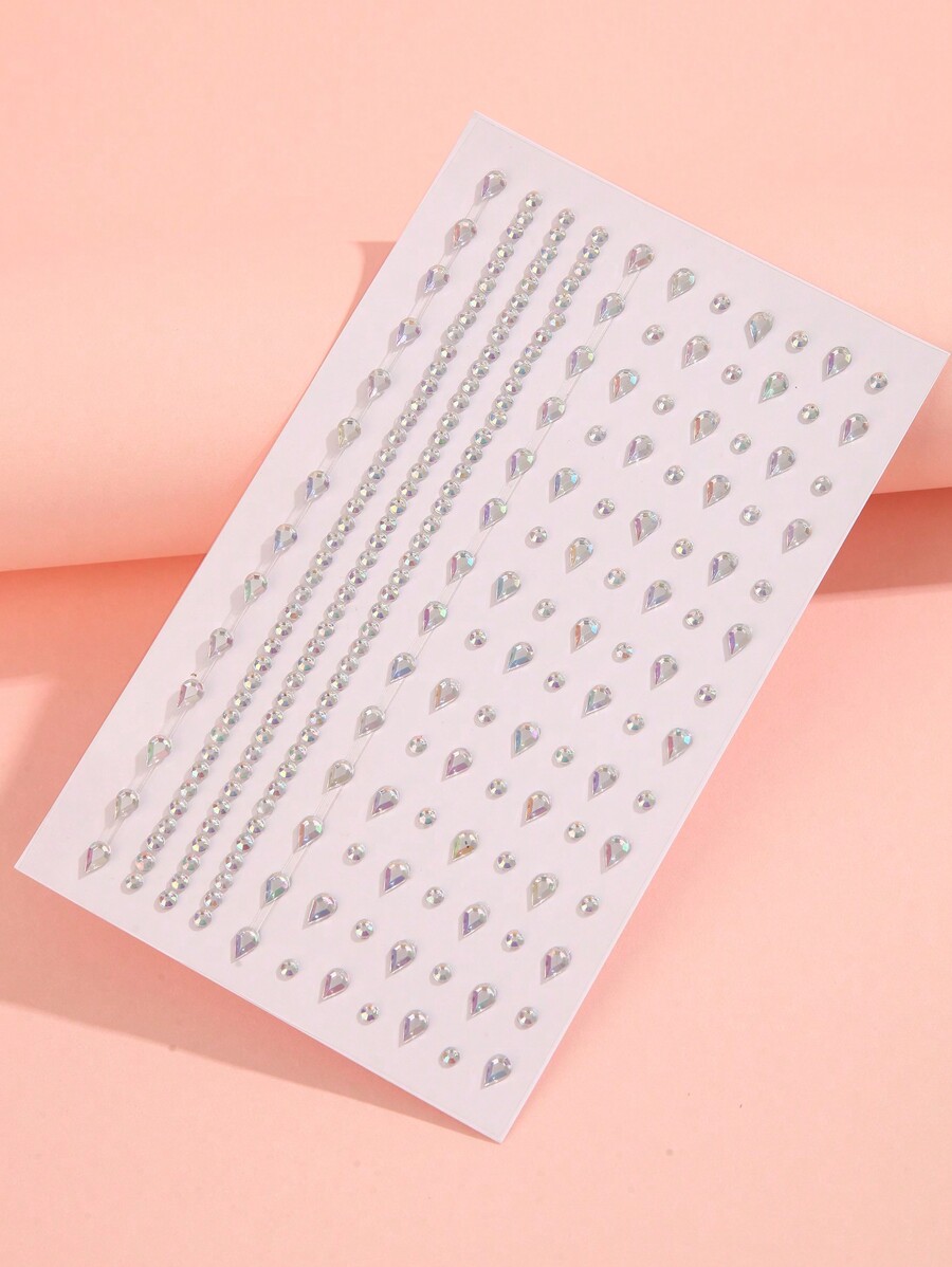 1pc Acrylic Diamond Facial Jewel Decal, SelfAdhesive Face Rhinestone