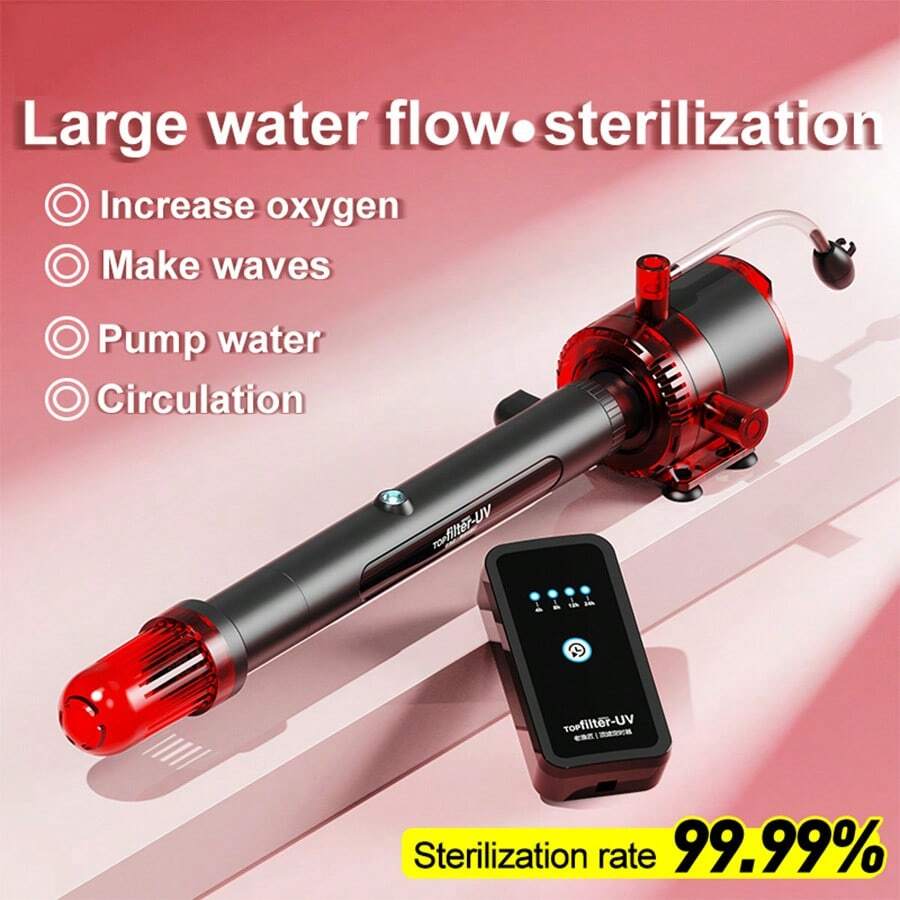 Fish Tank Filter FourInOne Oxygen WaveMaking Pumping Pump Aquarium
