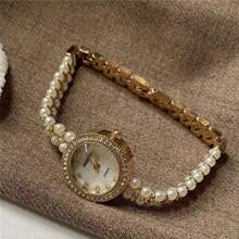 Đồng hồ đeo tay thời trang dành cho nữ với bộ máy thạch anh tinh tế và vẻ ngoài cực kỳ hấp dẫn, thích hợp để đeo hàng ngày hoặc làm quà tặng - Vàng - Xem 9