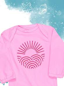 BABY BODYSUIT UV50+ PROTECTION - Baby Pink - View 3