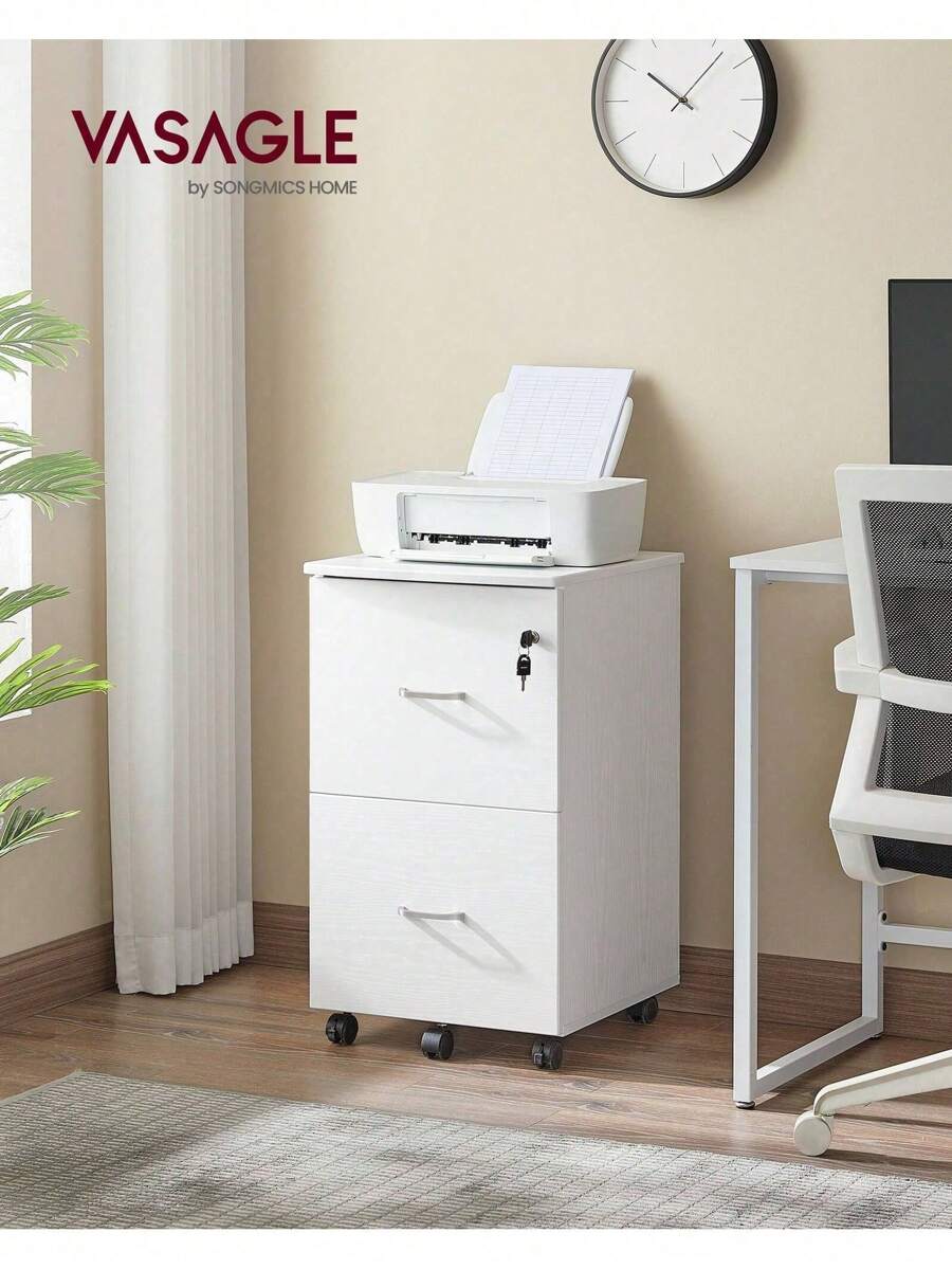 VASAGLE 2Drawer File Locking Filing For Home Office