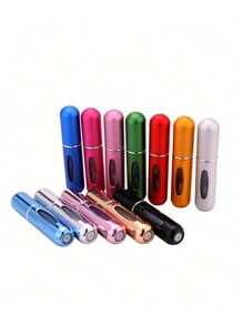 5 个 5ML 空可再填充香水喷雾瓶、迷你雾化器瓶、小型袖珍香水瓶、香水泵盒、便携式空香水旅行容器、客厅、卧室、浴室、旅行、婚礼、派对、生日的家居装饰、男士、妈妈、爸爸、朋友、新年、配饰、有趣礼物 - 彩色 - 查看 3