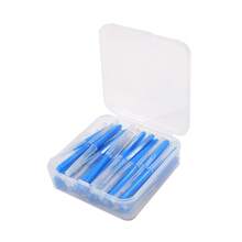 50 件深层清洁牙间刷不锈钢丝配尼龙刷毛，非常适合牙齿和牙缝，口腔卫生必需品家居浴室装饰秋季装饰返校 - 彩色 - 查看 17