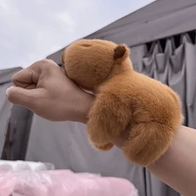 Capybara Clapping Bracelet Capybara Rodent Plush Toy, Curtain Holdback Ring, Multifunctional Capybara Plush - Capibara - View 4
