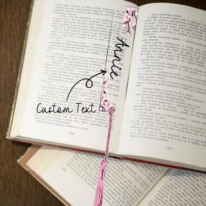 1pc Personalized Acrylic Bookmark Blanks Bluk Clear Transparent Bookmarks For Pressed Flowers To Decorate For Best Gifts Ideas Under 25 Dollars With Women Back To School,Multi-Functional,Ornamental,Reusable,Modern,Colorful,Cute,Vintage,Cartoon,Kawaii,Custom,Personalized,Unique,Customized,Workers,Clients,Students,For Business/Work/Office,For School