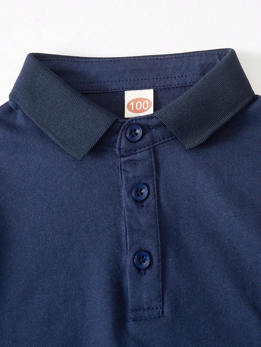Children/Kid Classic Polo Collar TShirts, Solid Color, For Toddlers