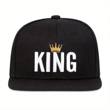 1 件装男女通用儿童 King Hip Hop 可调节棒球帽，防晒休闲帽，适合男孩和女孩，春秋季 - 1PC - 查看 5