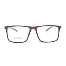 PRESENTEGOD Men's Glasses Frame With 180 Degree Temple Lightweight Durable Square Am325 - C6 Nâu - Xem 3