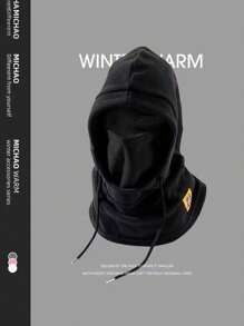 Bộ 1 chiếc mũ dày ấm khăn choàng mặt nạ, mặt nạ trượt tuyết chống gió mùa đông cho nam và nữ - Nhiều màu - Xem 5