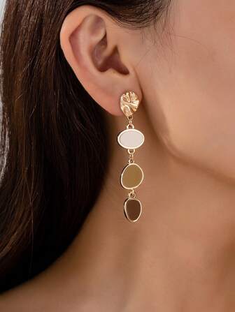 Nuevos pendientes minimalistas de para mujeres