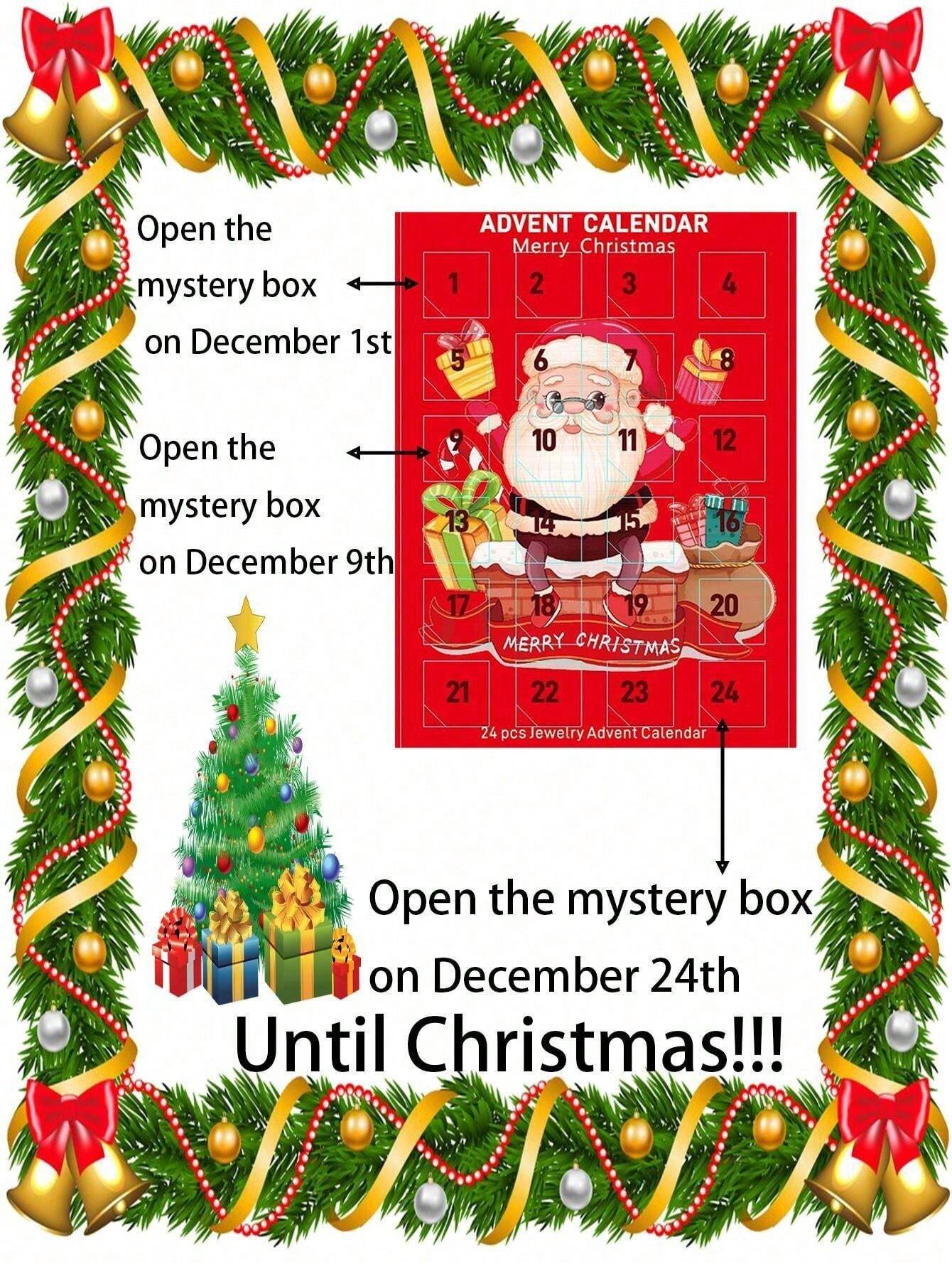 Calendario de Adviento con 27 piezas para el periodo 20242025