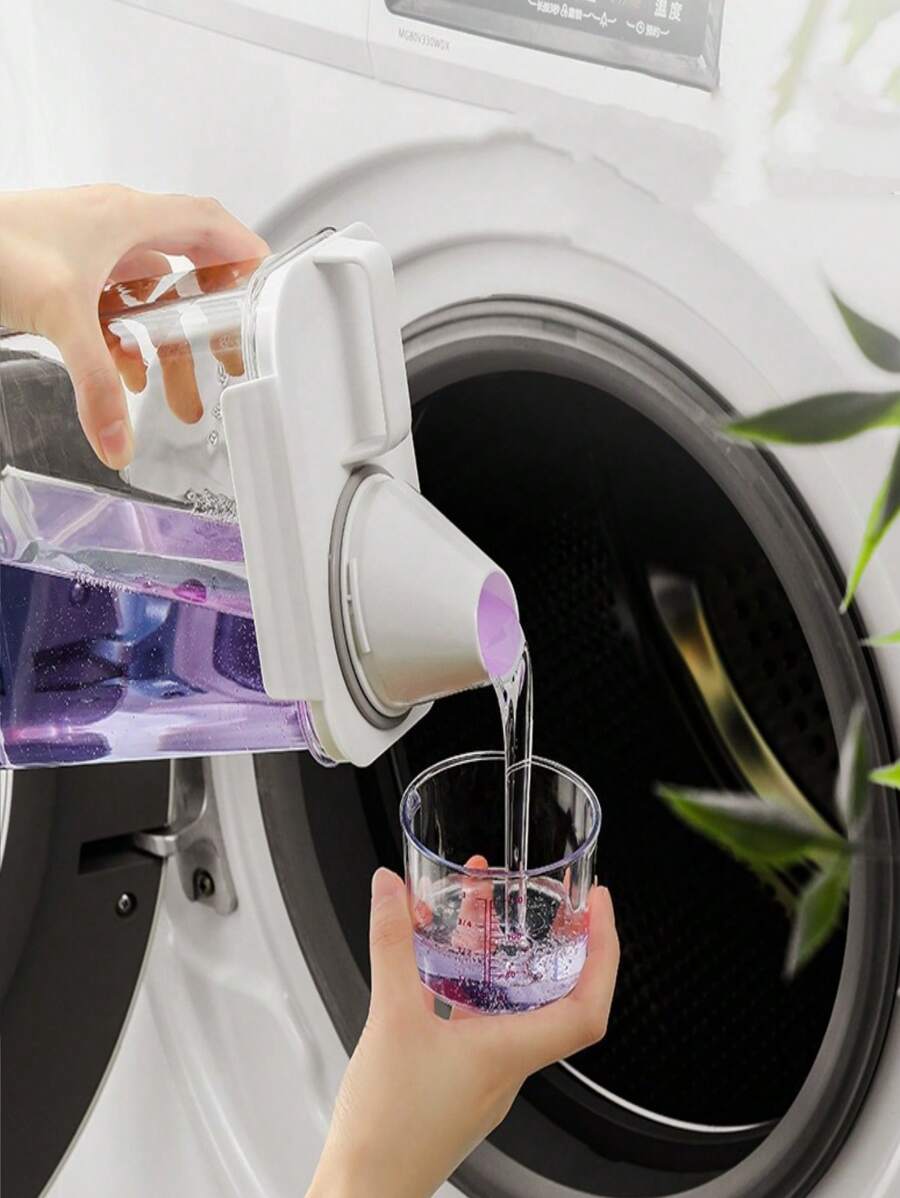 Plastic Detergent Dispenser With Lid LeakProof, Airtight Storage