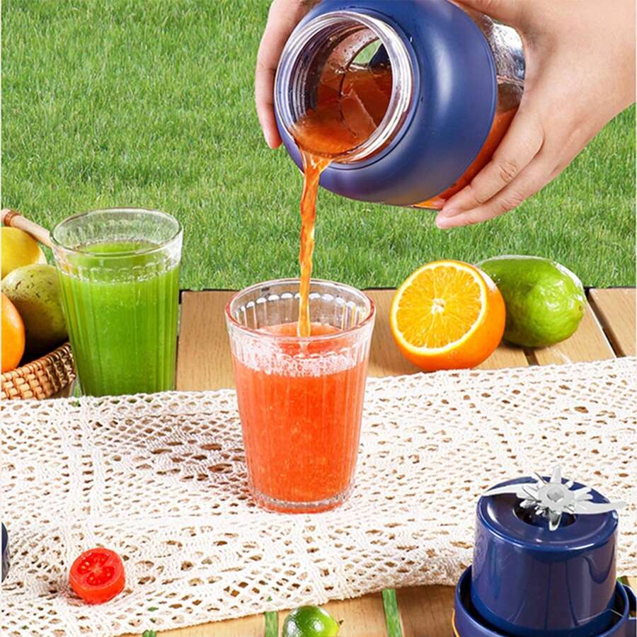 800ml Portable Juicer Blender, Wireless Electric Fruit Juice Maker With