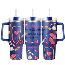 Hsdiokl 1pc, Cốc Y tá Cpus 40 Oz Có Nắp, Bình Nước Bằng Thép Không Gỉ In Hình Thú Vị Y Tá 40oz, Quà Giáng Sinh, Quà Lễ Tạ Ơn, Quà Halloween, Quà Sinh Nhật, Dành Cho Bố Con Trai Phụ Nữ Mẹ Chị Em Giáo Viên Đồng Nghiệp Bạn Bè Anh Trai - khác - Xem 13
