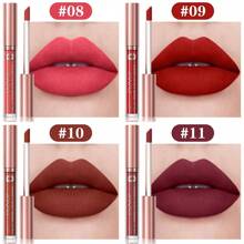 1 盒二合一哑光唇彩和唇油，持久、防水、保湿唇彩 - 彩色 - 查看 7