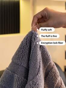 1 件厚实保暖天鹅绒提花防滑沙发垫，宠物友好型防脏沙发套，秋冬季宠物沙发垫，防猫抓沙发保护套适用于 L 形和 1/2/3/4 座沙发（单独出售） - 深灰色 - 查看 7