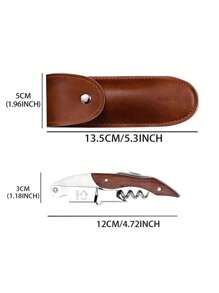 Customized Stainless Steel Bottle Opener, Red Opener Multi-Functional Portable Tools, Party, Birthday Decoration, Gift For Father,Home Refresh,Creative Carvings - Brown - View 8