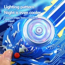 1 Piece Of Gyro Sword Toy Battle Luminous Gyro Toy Gyro Plate Multiplayer Battle Gyro Toy - Multicolor - View 5