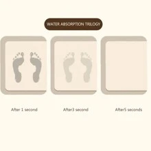 New Christmas Silica Gel Bathroom Entrance Mat, Anti-Slip Water Absorbing Quick Dry Silica Gel Doormat Room Decor Bathroom Accessories Back To School Entryway Decor Bathroom Kitchen Decor - Red - View 3