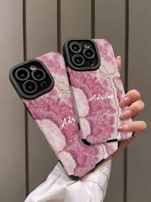 1 Ốp điện thoại tùy chỉnh, có thể tùy chỉnh bằng chữ cái, tên, biệt danh, tương thích với iPhone và bảo vệ điện thoại, da PU sọc dọc chống rơi, vỏ mềm TPU chống mài mòn và chống vân tay, lựa chọn hợp lý cho ốp điện thoại tùy chỉnh làm quà tặng cá nhân, đối tác, gia đình, bạn bè, bạn thân, quà tặng sinh nhật, quà tặng kỷ niệm - màu đen - Xem 4