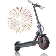 Electric Scooter 8.5 Inch Solid Tire Portable Lightweight Electric Scooter Comfortable And Convenient Urban Transportation Travel Portable Foldable Adult Electric Scooter 36V 350W Electric Commuting Sports Scooter - màu đen - Xem 3