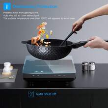 IsEasy Portable Induction Hob 2100W Single Cooking Zone Induction Cooker With 9 Power Levels Setting, 8-Hours Timer, Sensor Touch Control, Lock - Portable Induction Hob-NEW - View 7