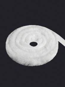 白色绿色圣诞树裙，仿兔毛条，白色绒毛涤纶丝带，圣诞装饰白色兔毛绒条，圣诞树装饰条，雪景布置，DIY圣诞花环，衣柜楼梯装饰花环，DIY节日装饰，DIY毛绒工艺品，适用于婚礼、节日、派对、圣诞节、派对装饰 - 彩色 - 查看 9