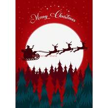 1 tấm áp phích ông già Noel vui vẻ ngày lễ vui vẻ tranh in trên vải nghệ thuật treo tường hiện đại hình ảnh quà tặng trẻ em phòng khách trang trí nhà không có khung - Nhiều màu - Xem 35