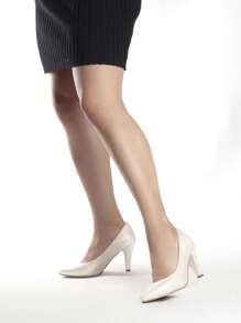Stiletto With Medium Thin Heel - Chantilly - View 2